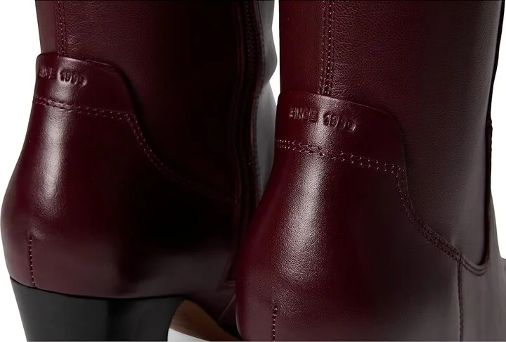 Franco Sarto Jonie Women's Boots Oxblood Red : 8.5 M, Leather - Image 7