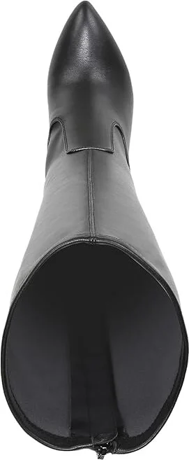 Franco Sarto Katherine Wide Calf High Shaft Boots Women's Boots Black : 6 M, Leather - Image 2