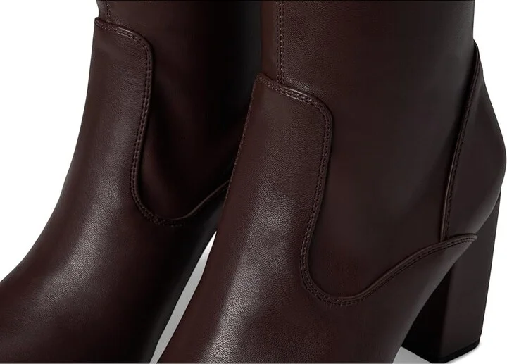 Franco Sarto Kathrne Wide Calf Women's Shoes Dark Brown : 10 M, Leather - Image 7