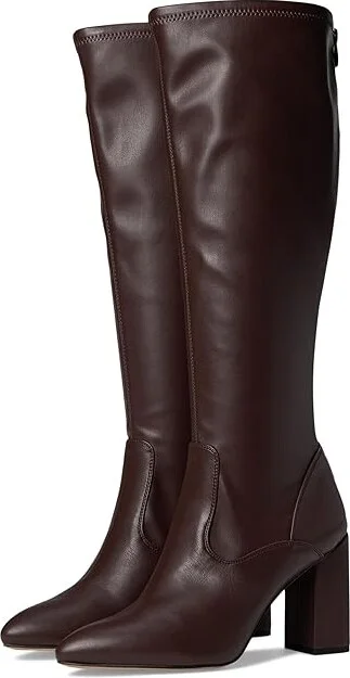 Franco Sarto Kathrne Wide Calf Women's Shoes Dark Brown : 10 M, Leather