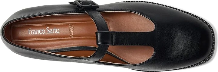 Franco Sarto Kenley Mary Jane Women's Flat Shoes Black : 11 M, Leather - Image 2