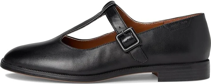 Franco Sarto Kenley Mary Jane Women's Flat Shoes Black : 11 M, Leather - Image 6