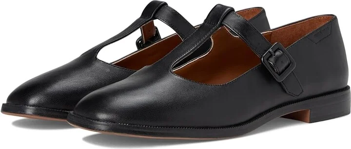 Franco Sarto Kenley Mary Jane Women's Flat Shoes Black : 11 M, Leather