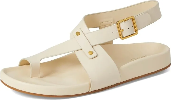 Franco Sarto L-blair Strappy Sandals Women's Wedge Shoes Ivory : 8 M, Leather - Image 5