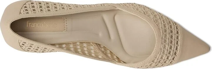 Franco Sarto L-Darcy Women's Shoes Alabaster Beige : 7 W, Leather - Image 2