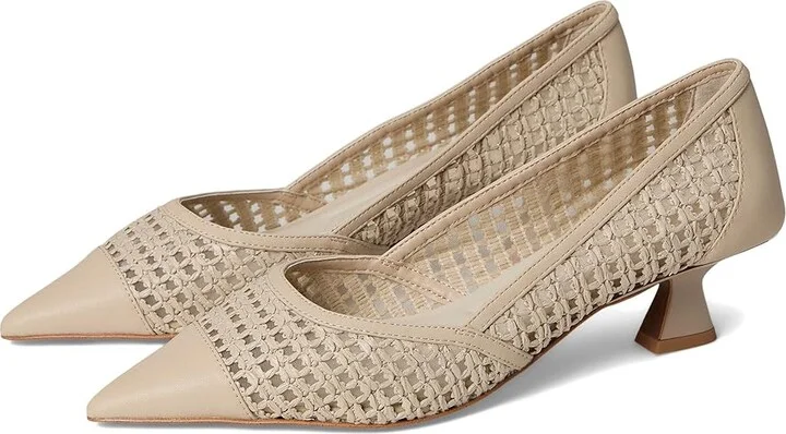 Franco Sarto L-Darcy Women's Shoes Alabaster Beige : 7 W, Leather