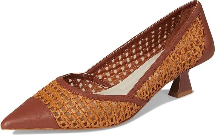 Franco Sarto L-Darcy Women's Shoes Brown Wicker : 7 M, Leather - Image 5
