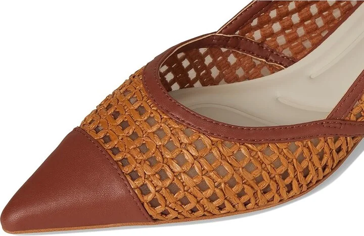 Franco Sarto L-Darcy Women's Shoes Brown Wicker : 7 M, Leather - Image 7