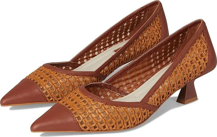 Franco Sarto L-Darcy Women's Shoes Brown Wicker : 7 M, Leather