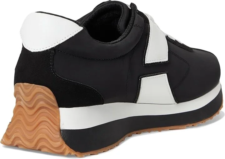 Franco Sarto L-erica Fashion Sneaker Women's Shoes Black : 9 M, Textile - Image 4