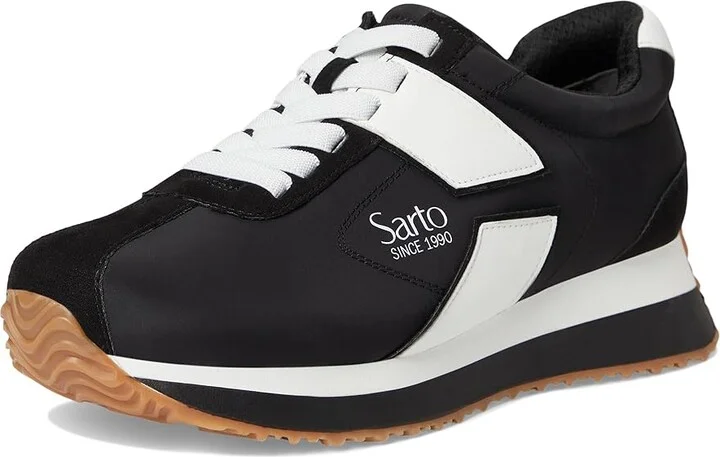 Franco Sarto L-erica Fashion Sneaker Women's Shoes Black : 9 M, Textile - Image 5