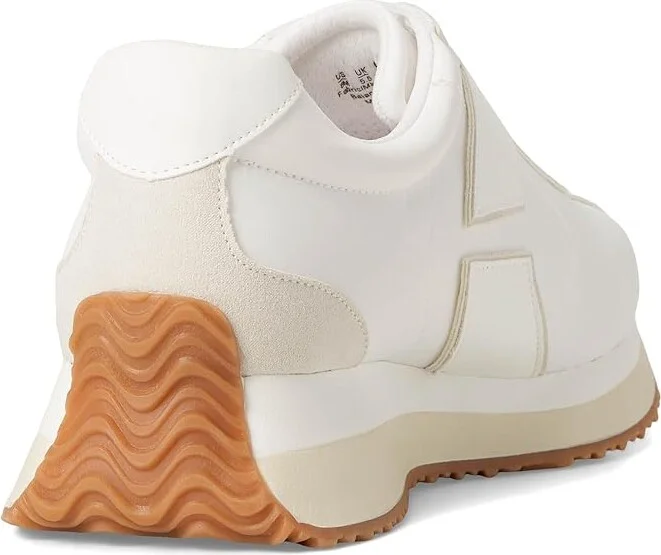 Franco Sarto L-erica Fashion Sneaker Women's Shoes White : 5.5 M, Textile - Image 4