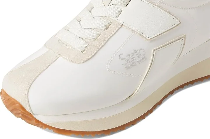 Franco Sarto L-erica Fashion Sneaker Women's Shoes White : 5.5 M, Textile - Image 7