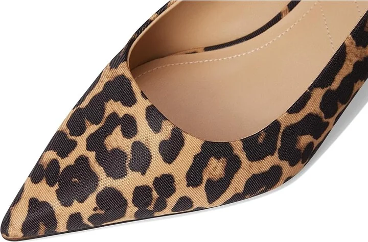 Franco Sarto L-Jaden Slingback Shoes Women's Shoes Camel Brown : 8 W, Textile - Image 7