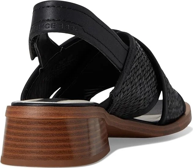 Franco Sarto L-silvie2 Slingback Sandals Women's Sandals Black : 7 M, Leather/Rubber - Image 4