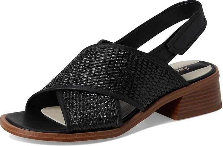 Franco Sarto L-silvie2 Slingback Sandals Women's Sandals Black : 7 M, Leather/Rubber - Image 5