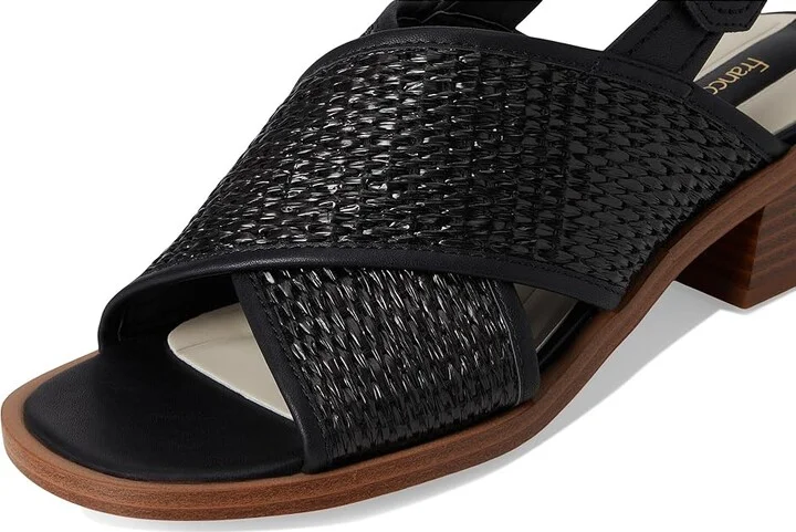 Franco Sarto L-silvie2 Slingback Sandals Women's Sandals Black : 7 M, Leather/Rubber - Image 7