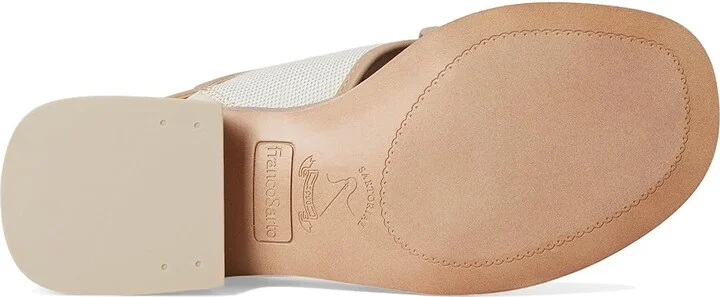 Franco Sarto L-silvie2 Slingback Sandals Women's Sandals Natural White : 7.5 M, Leather/Rubber - Image 3