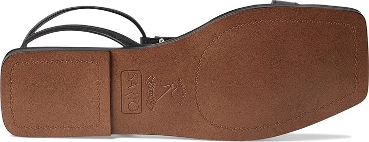 Franco Sarto Logan Women's Sandals Black : 5.5 M, Leather - Image 3