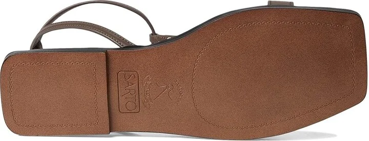 Franco Sarto Logan Women's Sandals Earth Brown : 8 M, Leather - Image 3