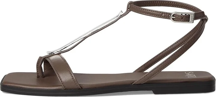 Franco Sarto Logan Women's Sandals Earth Brown : 8 M, Leather - Image 6