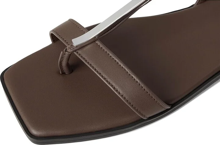 Franco Sarto Logan Women's Sandals Earth Brown : 8 M, Leather - Image 7