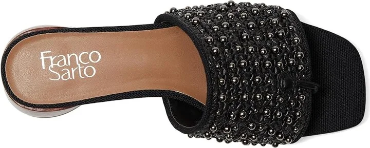 Franco Sarto Loran 3 Women's Sandals Black Stud : 8.5 M, Synthetic - Image 2