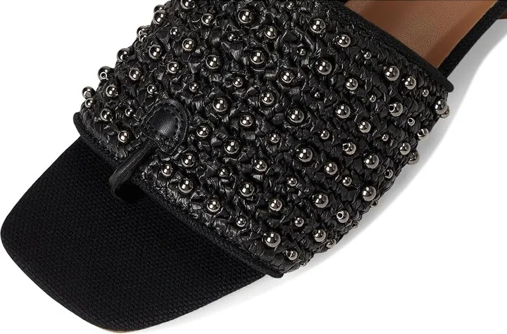 Franco Sarto Loran 3 Women's Sandals Black Stud : 8.5 M, Synthetic - Image 7