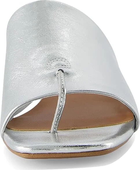 Franco Sarto Loran Women's Shoes Silver Metallic : 9.5 M, Leather - Image 2