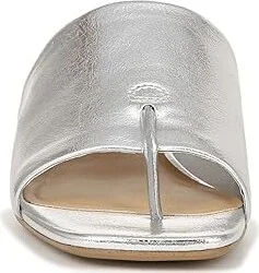 Franco Sarto Loran Women's Shoes Silver Metallic : 9.5 M, Leather - Image 5