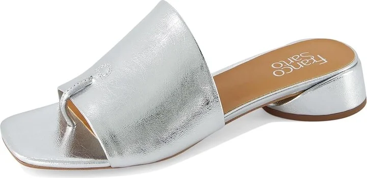 Franco Sarto Loran Women's Shoes Silver Metallic : 9.5 M, Leather - Image 7