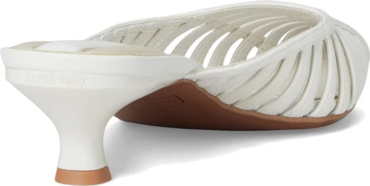 Franco Sarto Marlina High Women's Heels Bright White : 10 M, Leather - Image 4