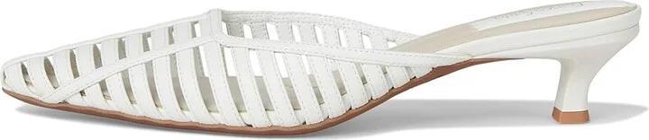 Franco Sarto Marlina High Women's Heels Bright White : 10 M, Leather - Image 6