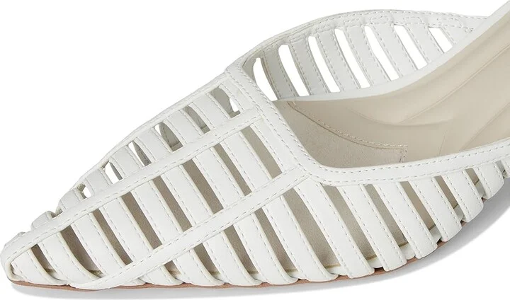 Franco Sarto Marlina High Women's Heels Bright White : 10 M, Leather - Image 7