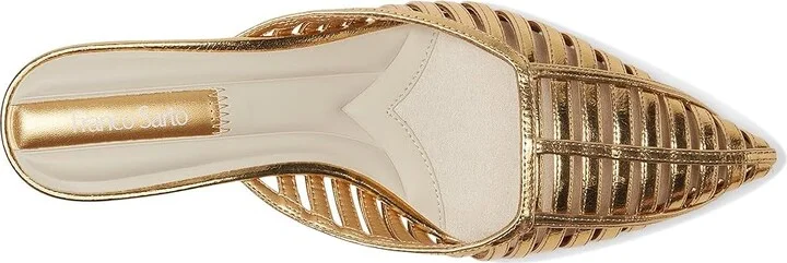 Franco Sarto Marlina High Women's Heels Gold : 6.5 M, Leather - Image 2