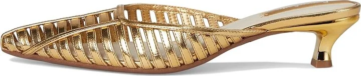 Franco Sarto Marlina High Women's Heels Gold : 6.5 M, Leather - Image 6