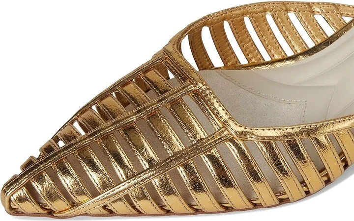 Franco Sarto Marlina High Women's Heels Gold : 6.5 M, Leather - Image 7