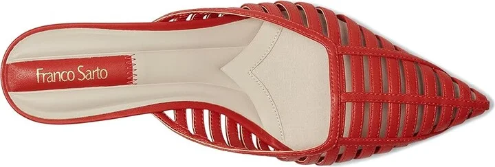 Franco Sarto Marlina High Women's Heels Vintage Red : 7.5 M, Leather - Image 2