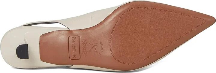 Franco Sarto Marlow Women's Shoes Chalk White : 5 M, Leather - Image 3