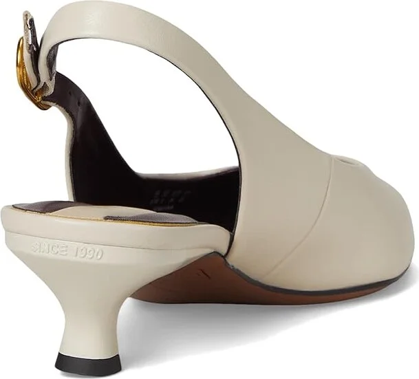 Franco Sarto Marlow Women's Shoes Chalk White : 5 M, Leather - Image 4
