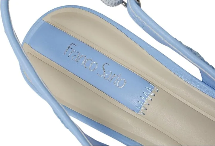 Franco Sarto Marlow Women's Shoes Denim Blue : 10 M, Leather - Image 7