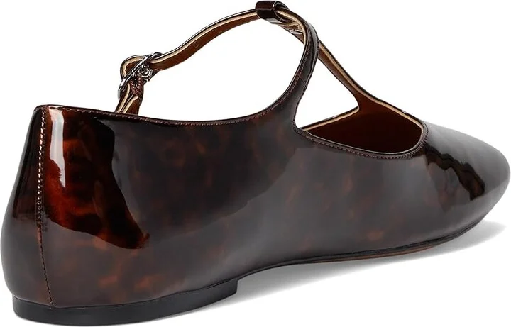 Franco Sarto Marylee Women's Flat Shoes Brown Patent : 6.5 M, Faux Leather - Image 4