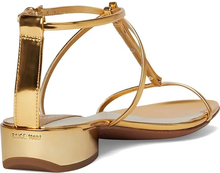 Franco Sarto Misty Women's Wedge Shoes Gold : 9.5 M, Leather - Image 4
