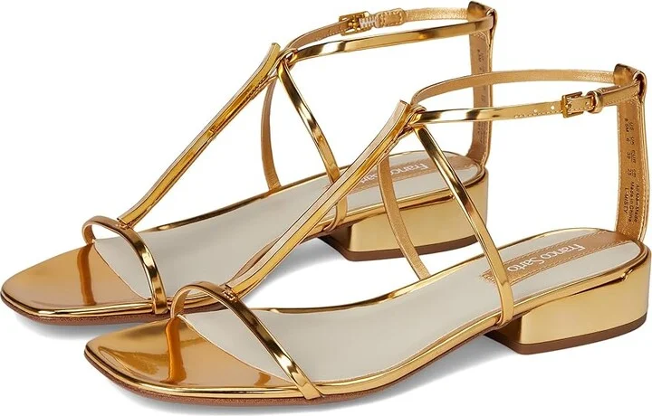 Franco Sarto Misty Women's Wedge Shoes Gold : 9.5 M, Leather