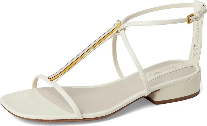 Franco Sarto Misty Women's Wedge Shoes White : 9.5 M, Leather - Image 5