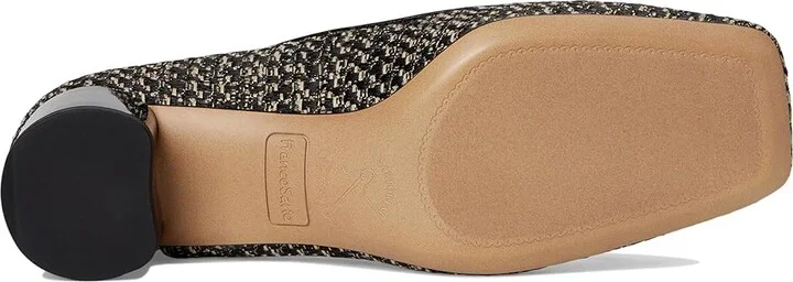 Franco Sarto Natalia2 Pumps High Women's Heels Black Tweed : 9 M, Leather - Image 3