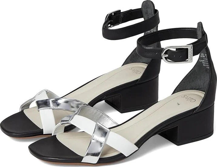 Black,white,silver