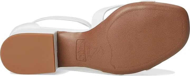 Franco Sarto Nerissa Women's Sandals Bright White : 8 M, Leather - Image 3