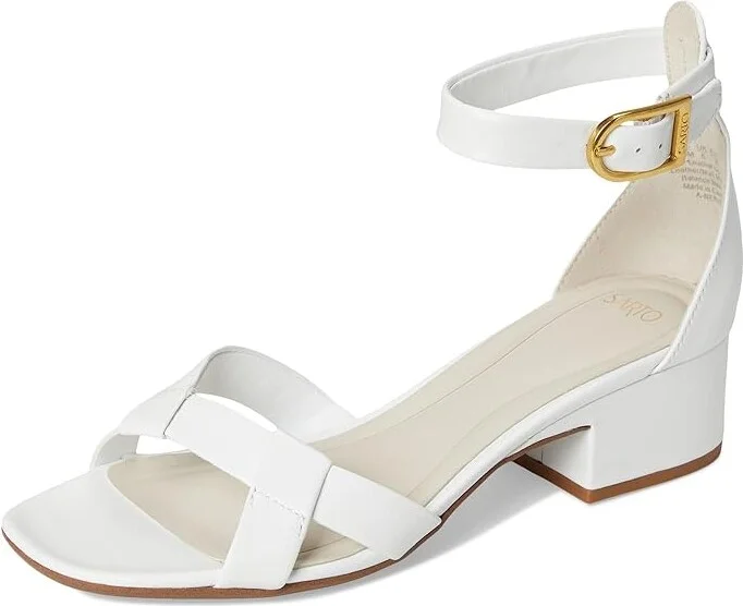 Franco Sarto Nerissa Women's Sandals Bright White : 8 M, Leather - Image 5