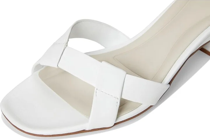 Franco Sarto Nerissa Women's Sandals Bright White : 8 M, Leather - Image 7